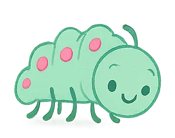 larva mariquita abonica